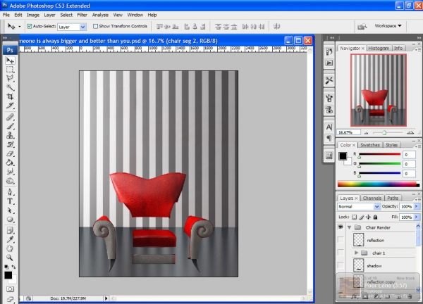 Creation of Idiot... Behind you...: Step 2